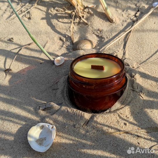 Ароматическая свеча из пчелиного воска