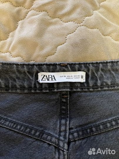 Джинсы zara mom 36