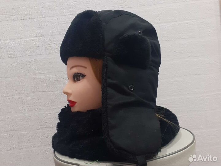 Шапка ушанка мужская