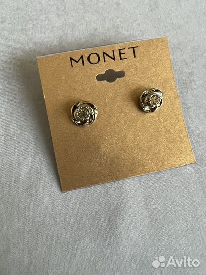 Сережки серьги Monet