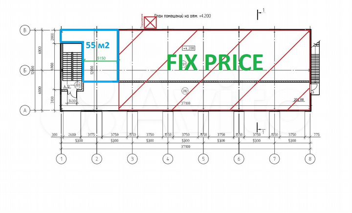 Торговая площадь, 55 м²