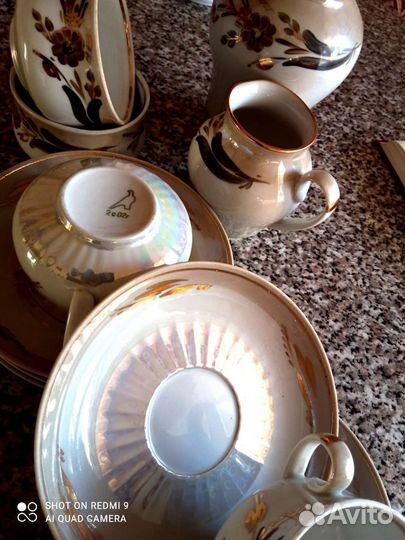 Чайный сервиз СССР, блюда Дулево