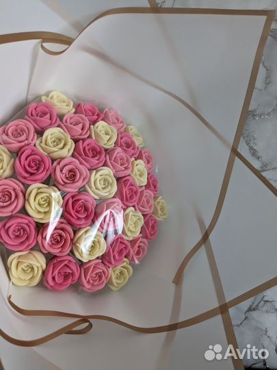 Шоколадные букеты, розы, бельгийский шоколад