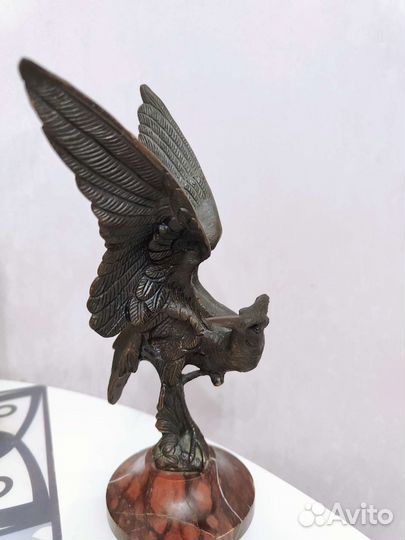 Бронзовая статуэтка птицы Ибис