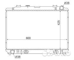 Радиатор охлаждения termal 294620F Toyota Town Ace