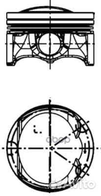 Поршень STD Audi A3 1.8 cdaa 08 41197600
