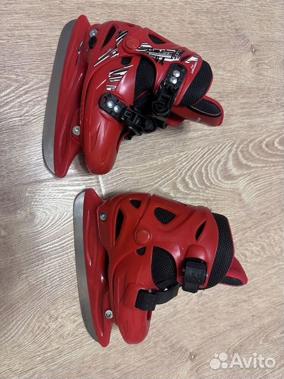 Коньки детские раздвижные 27-30