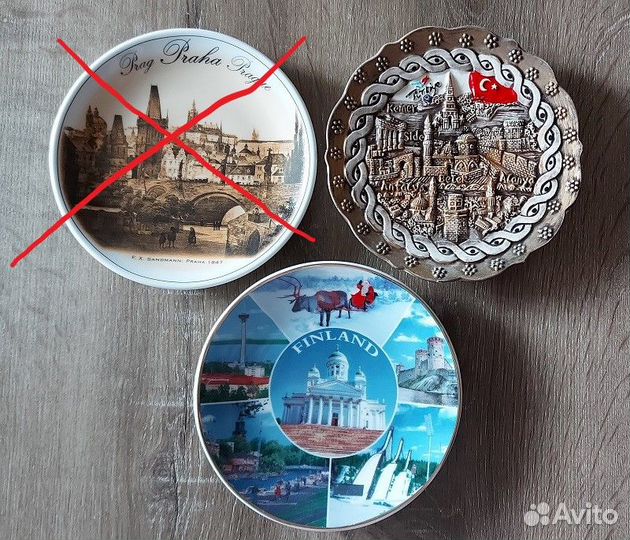 Тарелки сувенирные настенные