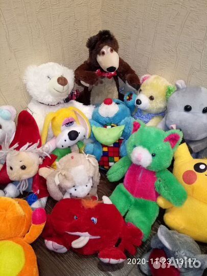 Мягкие игрушки пакетом