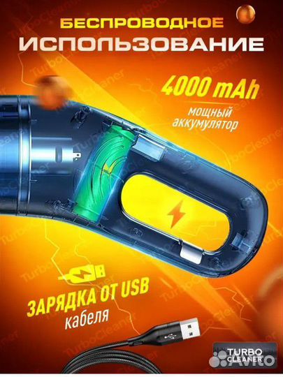 Автопылесос новый беспроводной