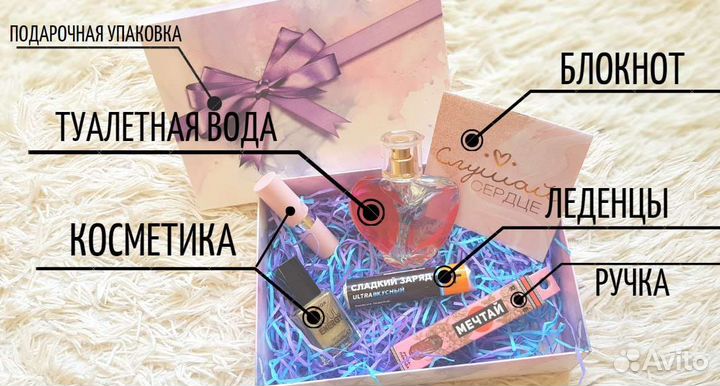 Бьюти бокс подарок на Новый Год женщине