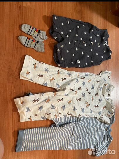 Вещи на мальчика пакетом 80-86-92