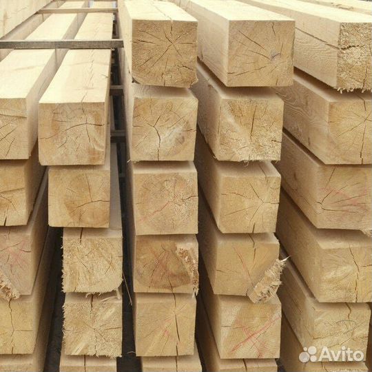 Брус, доска обрезная строганная все размеры