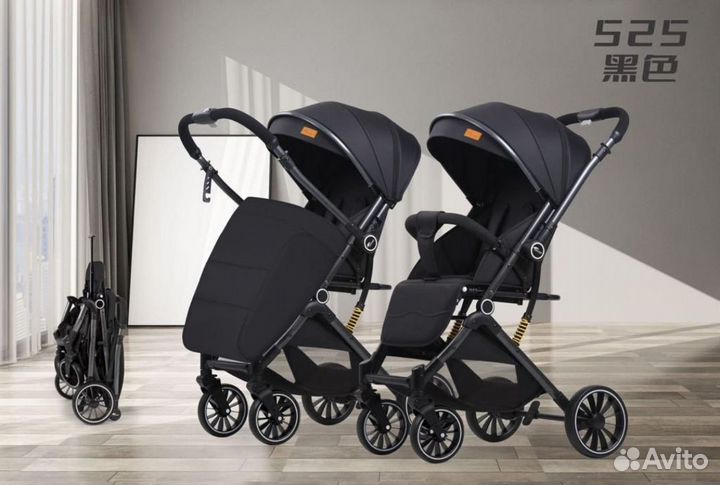 Коляска новая с перекидной ручкой