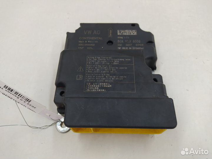 Б/У Блок Airbag Continental 80A959655Q VAG
