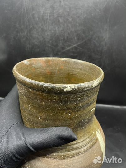 Горшок Старинный Крынка Глечик Глиняный Винтаж