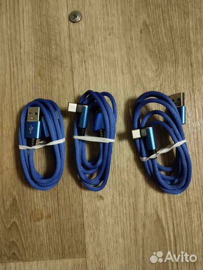 Type c кабель с быстрой зарядкой. 1 метр