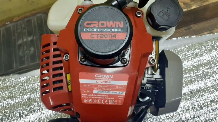 Бензиновый кусторез crown CT20114