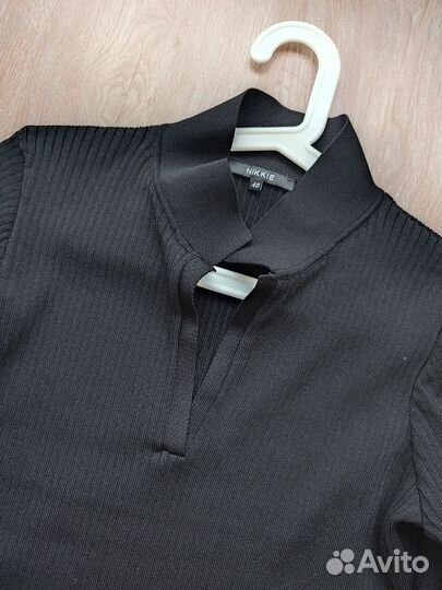 Поло в рубчик 46