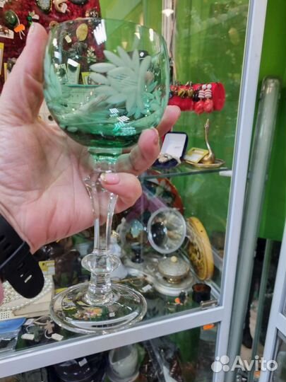 Хрустальные бокалы, гусь Хрустальный