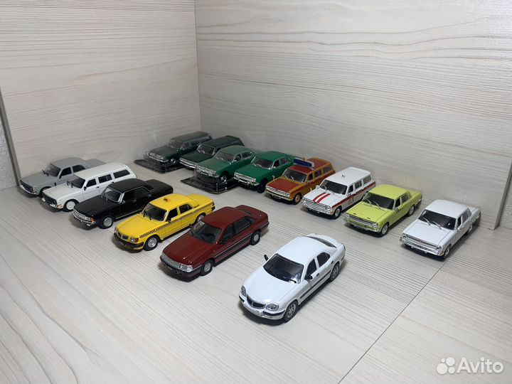 Модели Газ волга, газель deagostini, аист