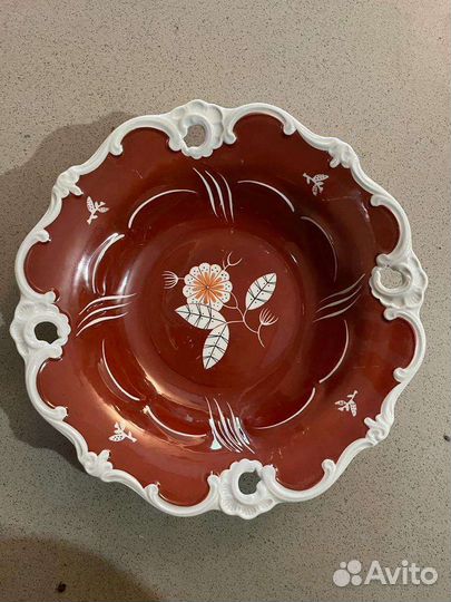 Антикварная тарелка Weimar Porzellan 1965-1972гг