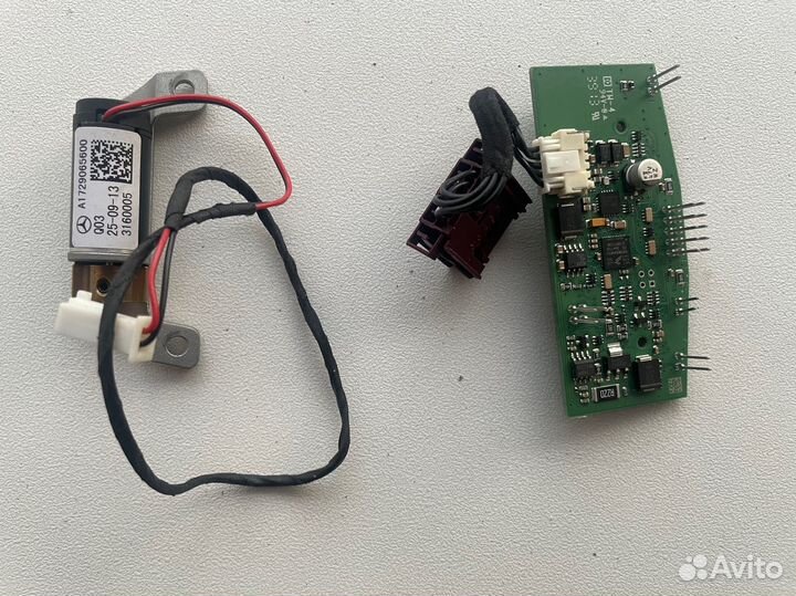 Плата и вибромотор руля w204 рестайлинг