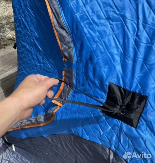 Палатка куб утепленная для зимней рыбалки