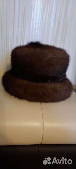 Шапка женская норковая тёплая