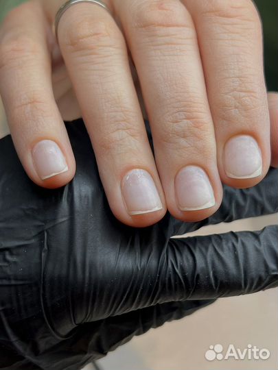 Маникюр наращивание ногтей