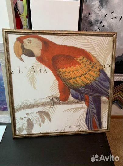 Картина-платок в багете