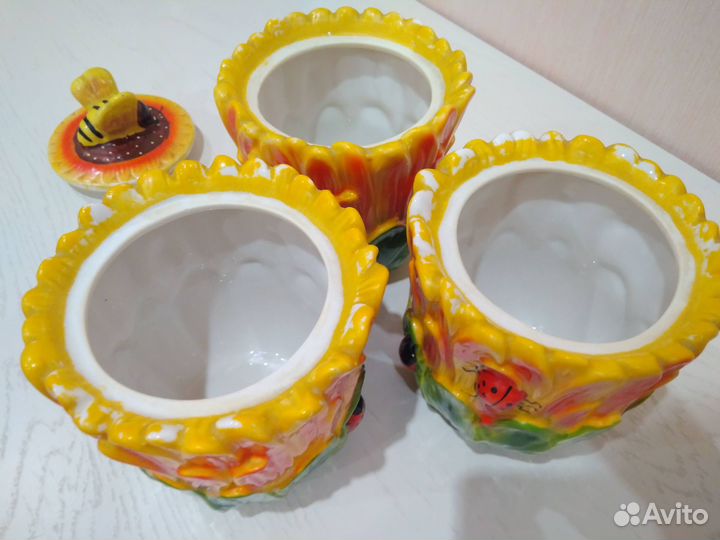 Банки для сыпучих продуктов керамика