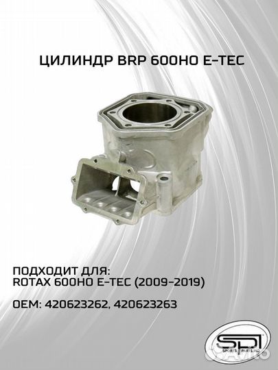 Цилиндр для снегоходов для BRP 600 E-TEC