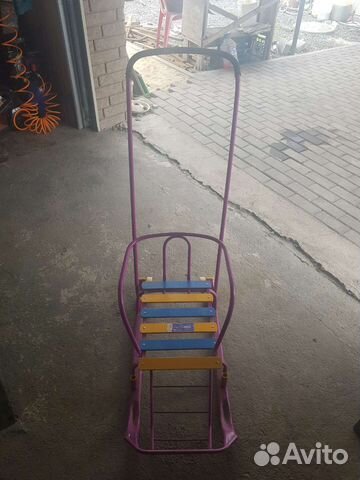 Детские санки на колесах