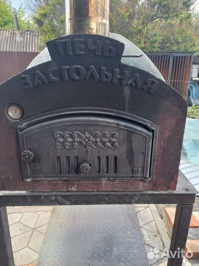 Печь на дровах