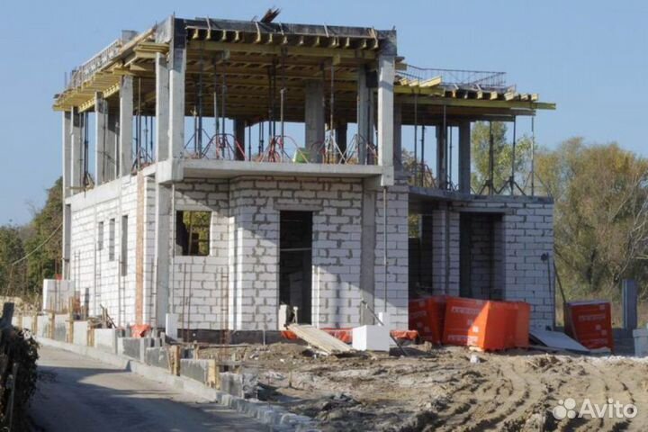 Монолитные дороги Подпорные стены Отмостки