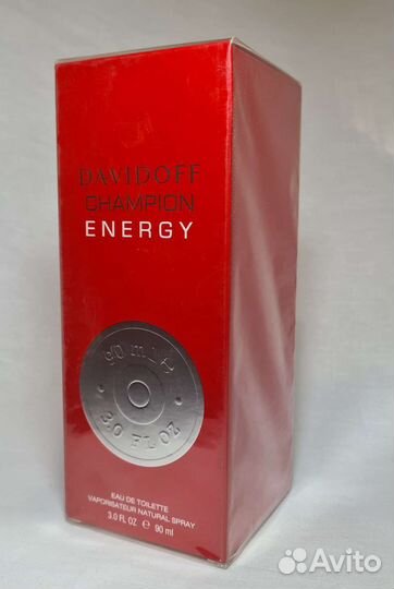 Туалетная вода Davidoff Champion Energy 90 ml