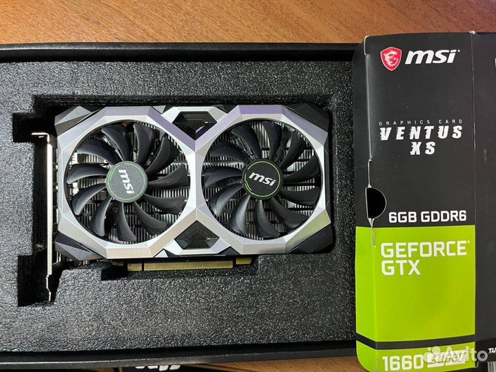 Видеокарта GTX 1660 super MSI Ventus XS OC