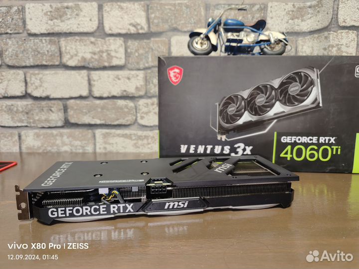 RTX 4060 ti msi ventus 3x Новая