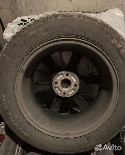 Комплект колёс черные skad + шины Nexen 15