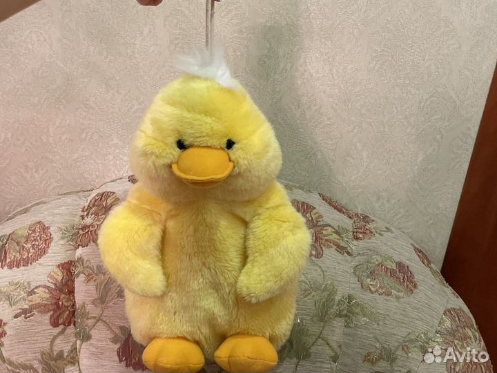 Меховая уточка, сумочка для пижамы