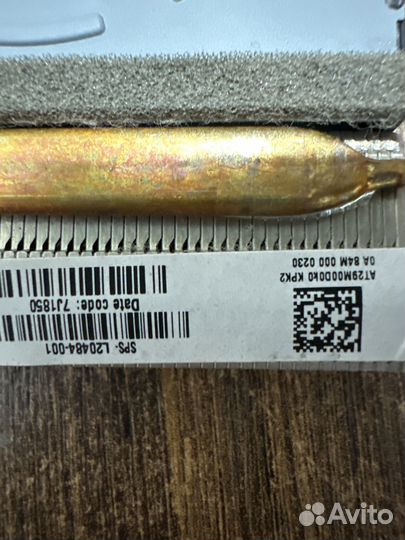 Система охлаждения hp 15-da 15-db всборе