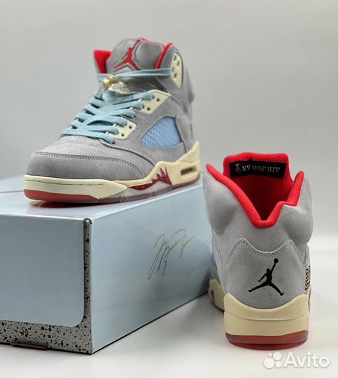 Кеды Nike Air jordan 5 retro Ice Blue