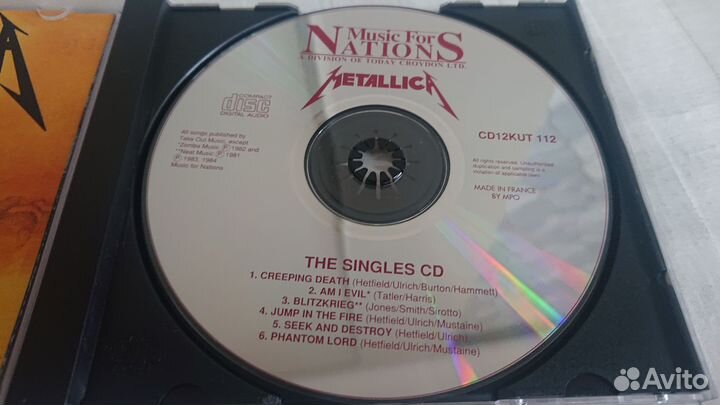 Metallica. CD france диск