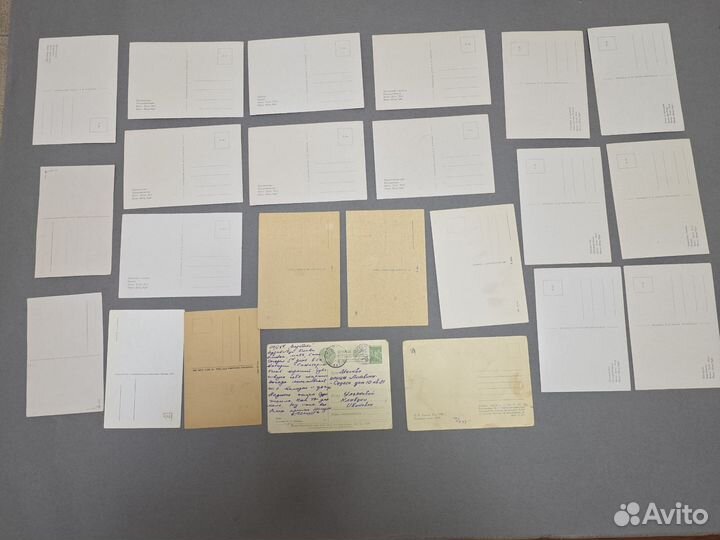 Открытки СССР с цветами