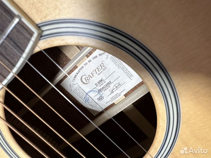 Акустическая гитара crafter d6