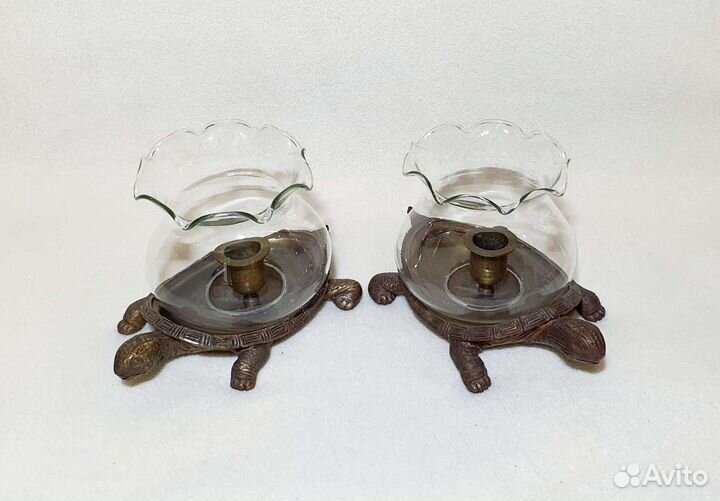 Парные подсвечники 