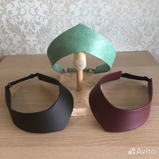 Кокошники из экокожи