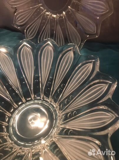 Ваза для фруктов хрусталь