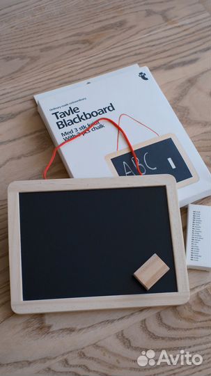 Доска табличка меловая в рамке для дома